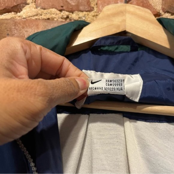 Nike RFC NME 920220 Full Zip Windbreaker Cinch Size Small 4-6 Vintage - Picture 4 of 10